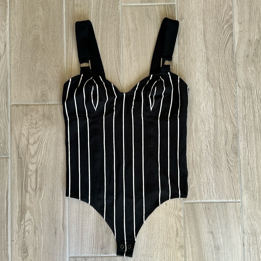 Small Express Striped Bodysuit
